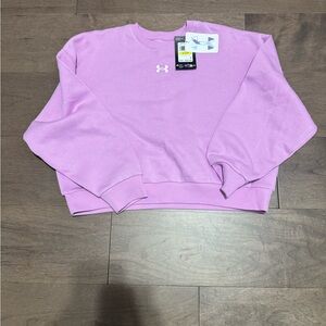 Under Armour Women's Light Purple Crew Neck Sweater